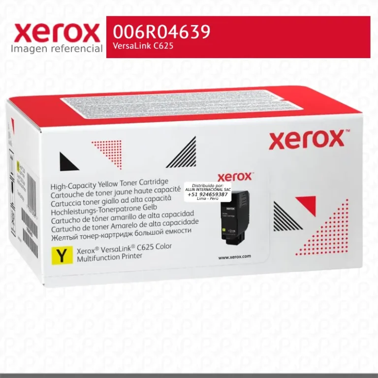 Toner Xerox 006R04639 Yellow 16K VersaLink C625 Alta Capacidad