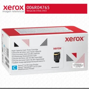 Toner Xerox 006R04765 Cyan 7K VersaLink C410, C415 Alta Capacidad