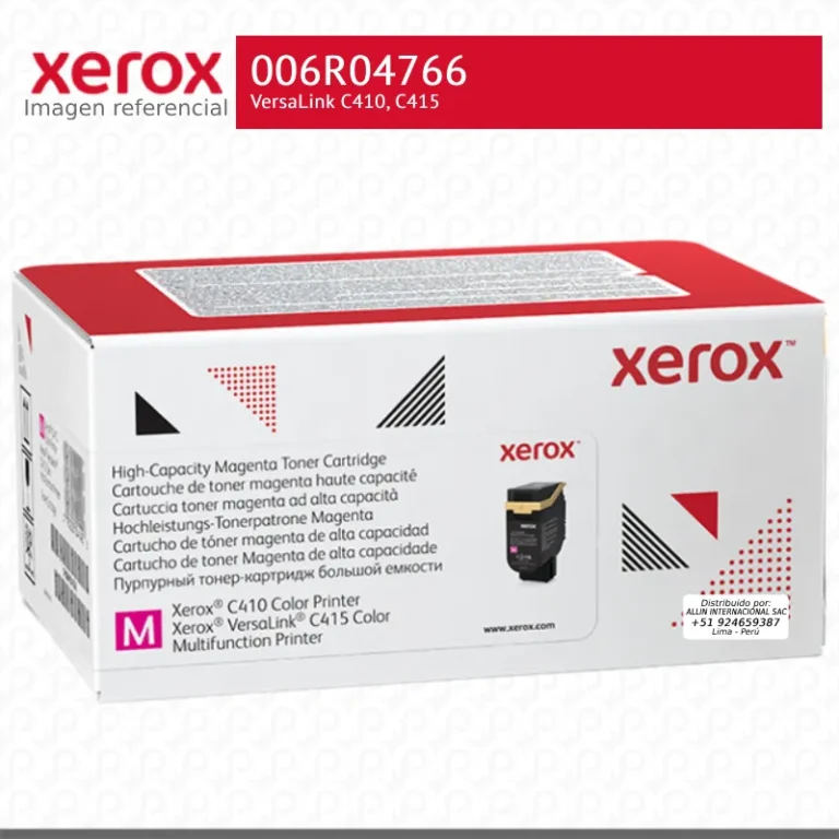 Toner Xerox 006R04766 Magenta 7K VersaLink C410, C415 Alta Capacidad