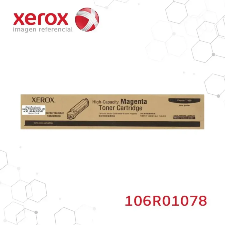Toner Xerox 106R01078 Magenta 180K Phaser 7400 Alta capacidad