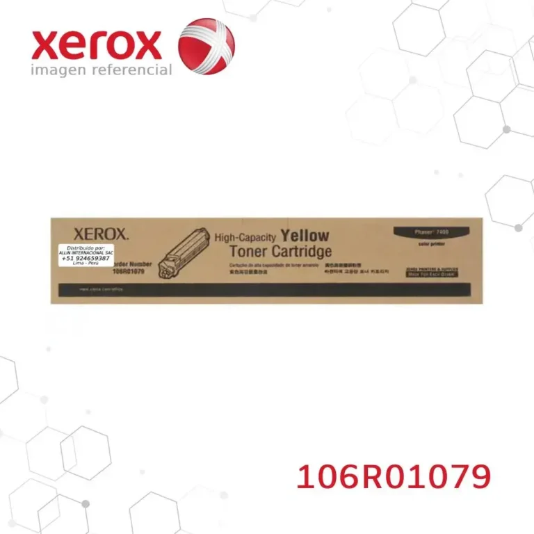 Toner Xerox 106R01079 Amarillo 180K Phaser 7400 Alta capacidad