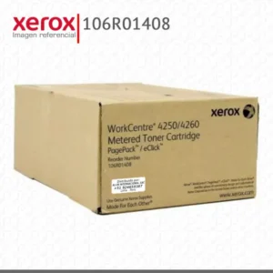 Toner Xerox 106R01408 Negro 25.K Workcentre 4260, 4250 Capacidad Estándar