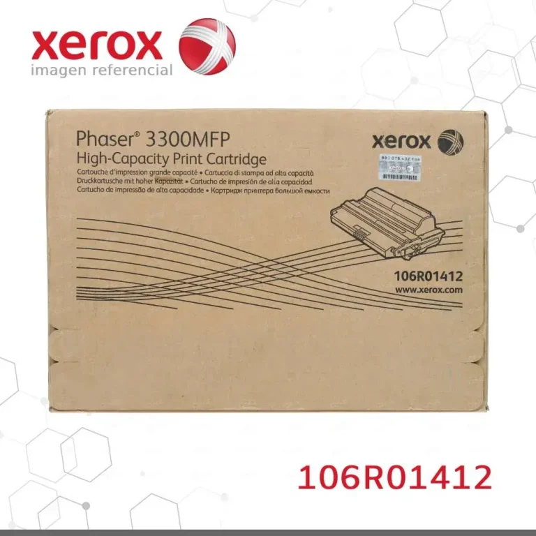 Toner Xerox 106R01412 Negro 8K Phaser 3300 Alta capacidad