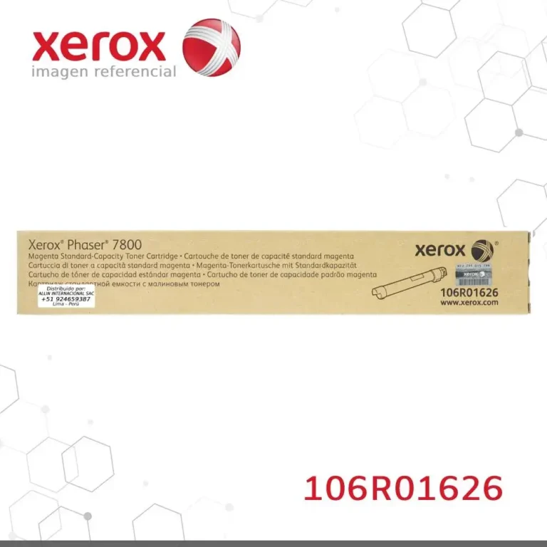 Toner Xerox 106R01626 Magenta 6K Phaser 7800 Capacidad estandar
