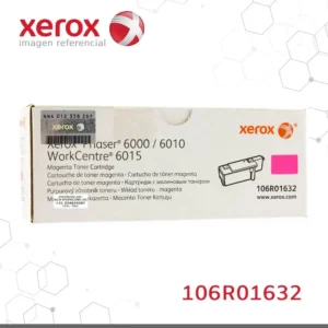 Toner Xerox 106R01632 Magenta 1K Phaser 6000, 6010, WorkCentre 6015 Capacidad estandar