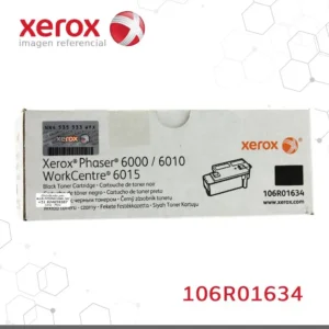 Toner Xerox 106R01634 Negro 2K Phaser 6000, 6010, WorkCentre 6015 Capacidad estandar