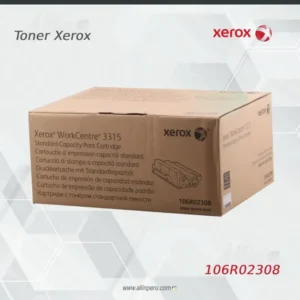 Cartucho tóner Xerox 106R02308 con etiqueta de rendimiento 2300 páginas visible