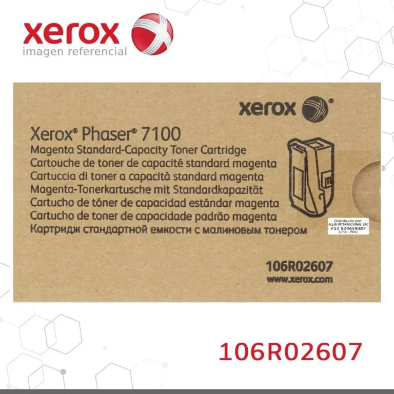 Toner Xerox 106R02607 Magenta 4.5K Phaser 7100 Capacidad Estándar