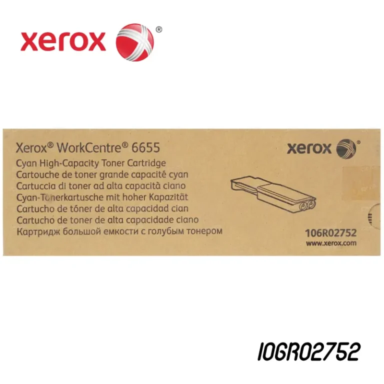 Toner Xerox 106R02752 Cian 7.5K Workcentre 6655 Alta capacidad