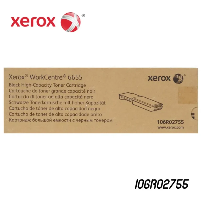 Toner Xerox 106R02755 Negro 12K Workcentre 6655 Alta capacidad