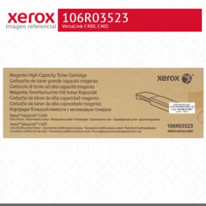 Toner Xerox 106R03523 Magenta 4.8K VersaLink C400, C405 Alta capacidad