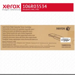Toner Xerox 106R03534 Cian 8.8K Versalink C400, C405 Extra Alta capacidad