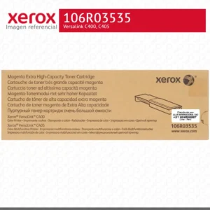 Toner Xerox 106R03535 Magenta 8.8K Versalink C400, C405 Extra Alta capacidad