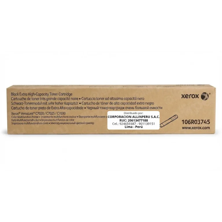 Tóner Xerox 106R03745 negro extra alta capacidad original sellado