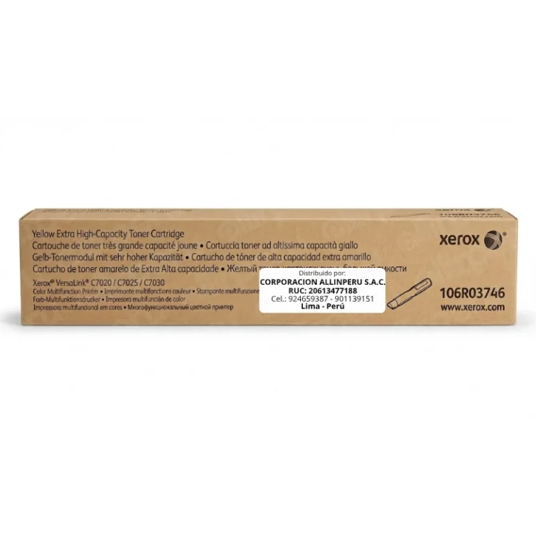 Tóner Xerox 106R03746 Yellow original para VersaLink C7020 C7025 C7030