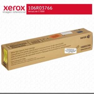 Toner Xerox 106R03766 Amarillo 10K VersaLink C7000 Alta capacidad