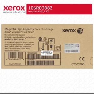 Toner Xerox 106R03882 Magenta 5K VersaLink C500, C505 Alta Capacidad