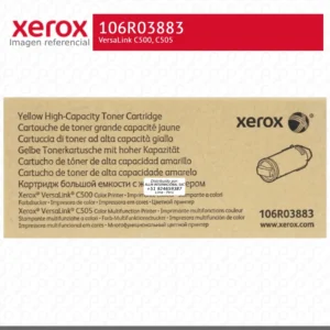 Toner Xerox 106R03883 Amarillo 5K VersaLink C500, C505 Alta Capacidad