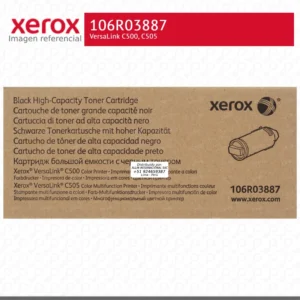 Toner Xerox 106R03887 Negro 12K VersaLink C500, C505 Extra Alta Capacidad