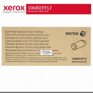 Toner Xerox 106R03912 Cian 10.1K VersaLink C600, C605 Alta Capacidad