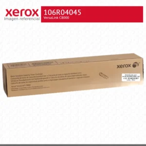 Toner Xerox 106R04045 Negro 12K VersaLink C8000 Capacidad Estandar