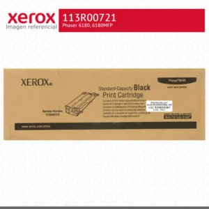 Toner Xerox 113R00722 Negro 3K Phaser 6180 Capacidad Estandar