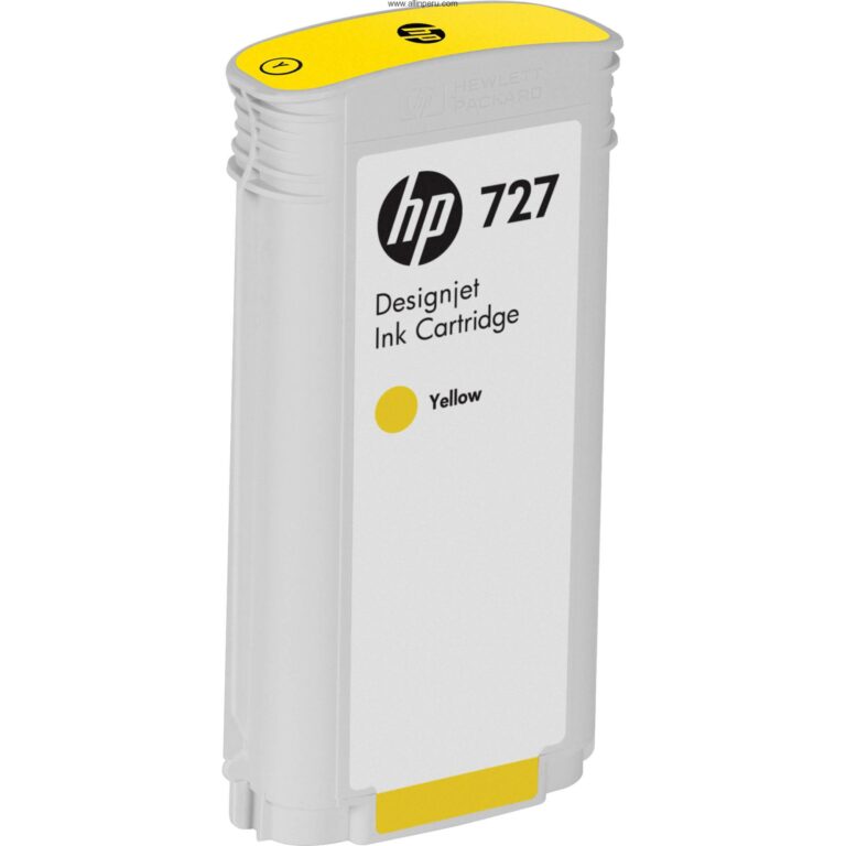 Cartucho de Tinta HP 727 Yellow B3P21A, 130-Ml
