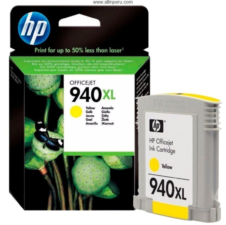 Tinta HP® 940XL Amarillo C4909AL, 1.400 Páginas