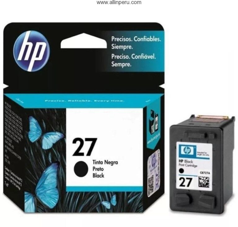 Tinta HP® 27 Negro C8727AL, 330 Páginas