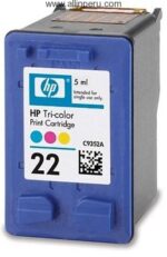 Tinta HP® 22 Tricolor C9352AL, 170 Páginas