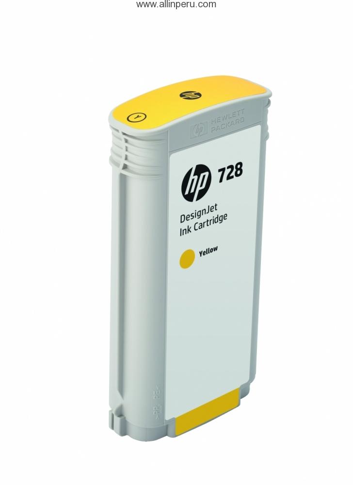 Cartucho de Tinta HP 728 Yellow F9J65A, 130-Ml