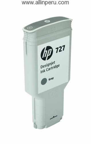 Cartucho de Tinta HP 727 Gris F9J80A, 300Ml