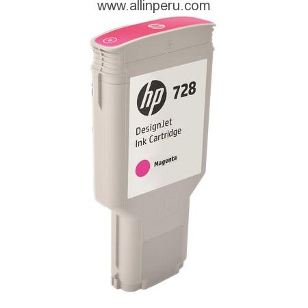 Cartucho de Tinta HP 728 Magenta F9K16A, 300ML
