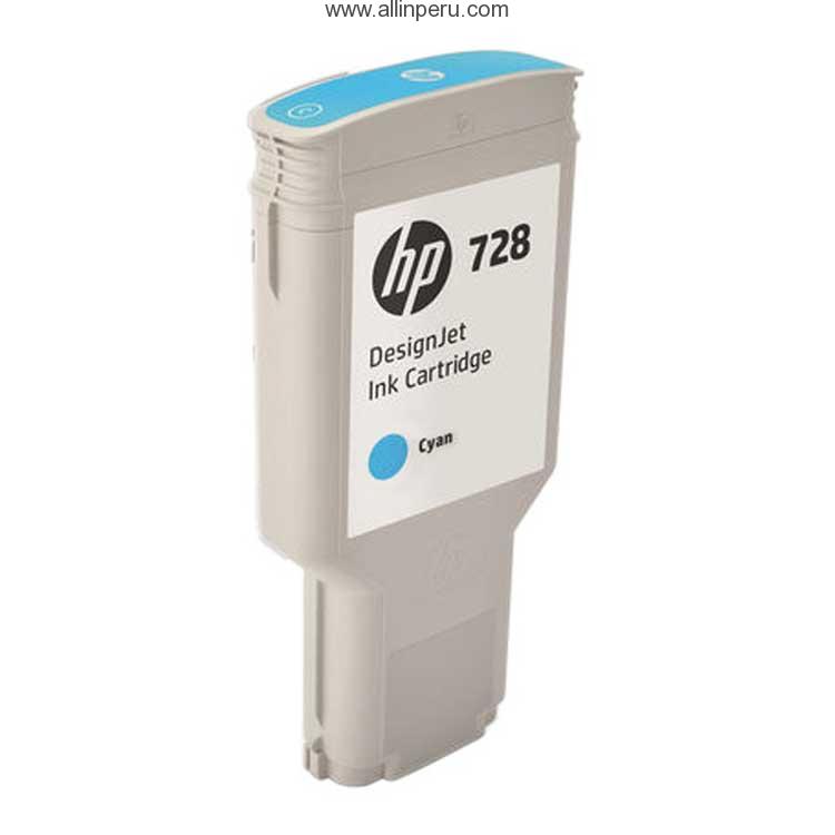 Cartucho de Tinta HP 728 Cyan F9K17A, 300-Ml
