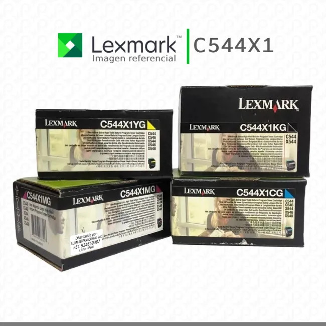 Kit Toner C544X1 Lexmark para X544, C544, X548