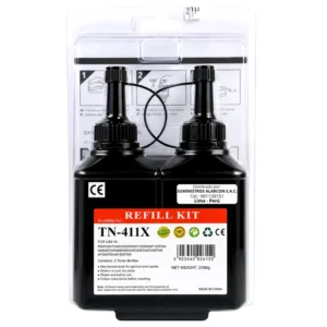 Kit recarga toner Pantum TN-411X negro con chip, 6000 páginas