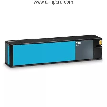 Tinta HP® 981Y Cyan L0R13A, 16.000 Páginas