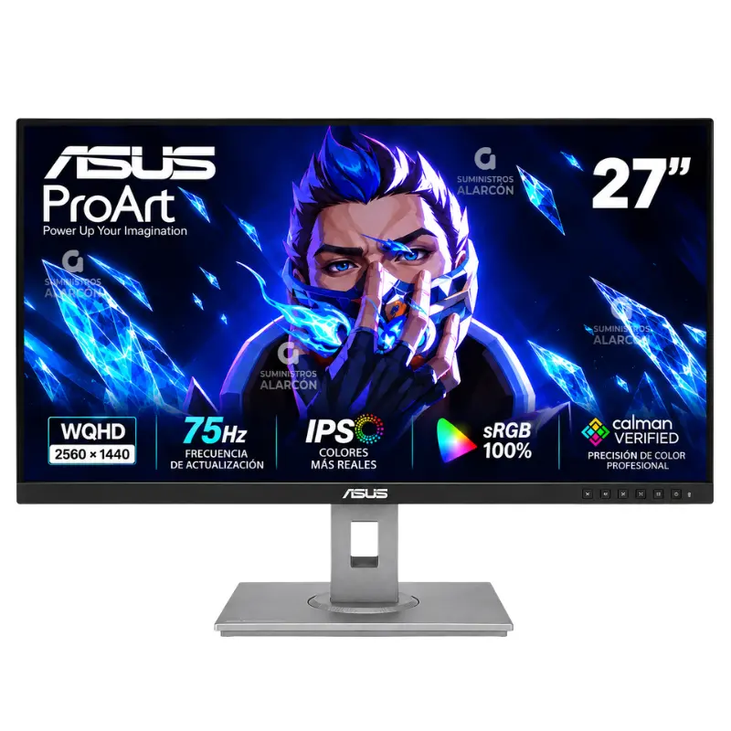 monitor ASUS ProArt PA278QV 27 pulgadas WQHD profesional