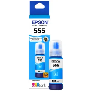 tinta epson 555 cian original nuevo sellado
