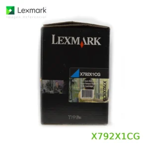 Toner Lexmark X792X1CG Cyan X792 20.000 Páginas