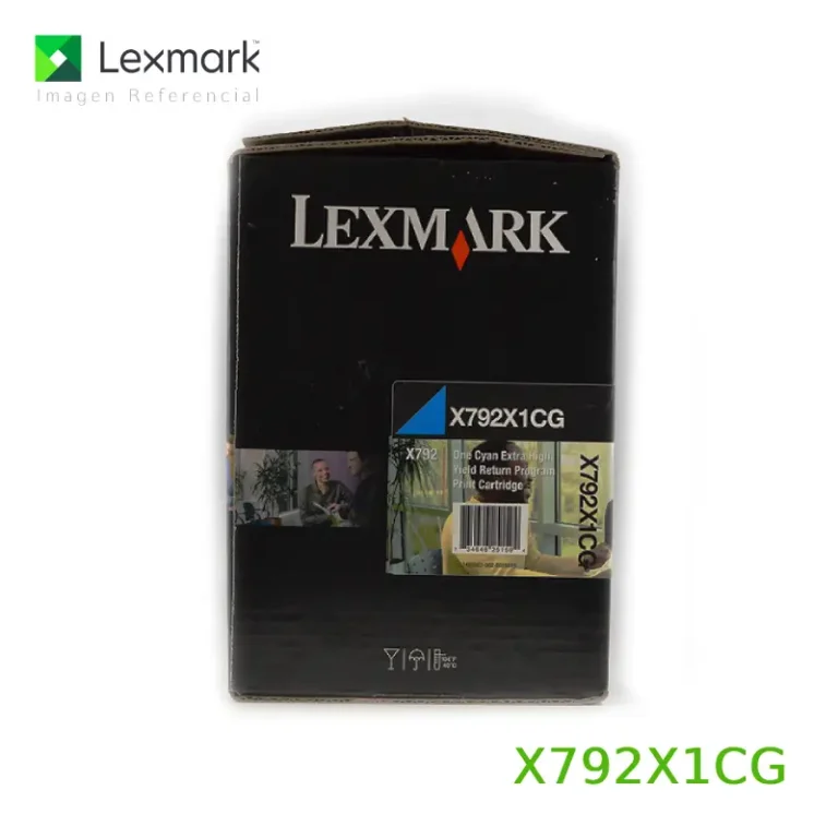 Toner Lexmark X792X1CG Cyan X792 20.000 Páginas
