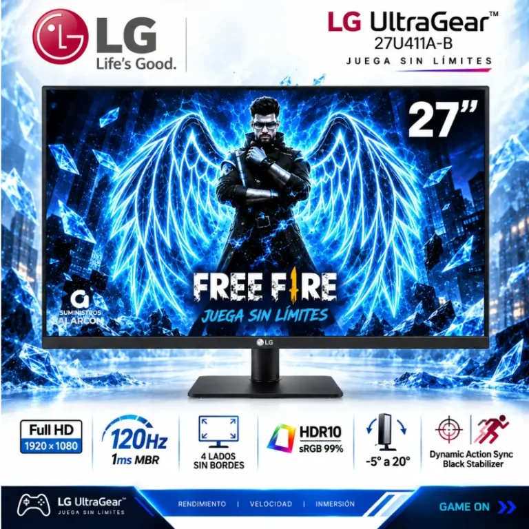 Monitor LG UltraGear 27U411A-B 27 IPS 120Hz