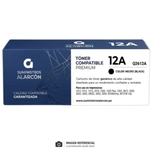 Toner HP 12A compatible Q2612A negro