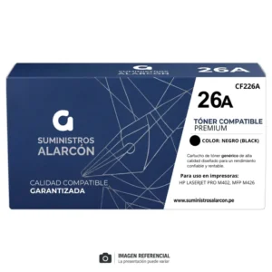 Toner HP 26A compatible CF226A negro
