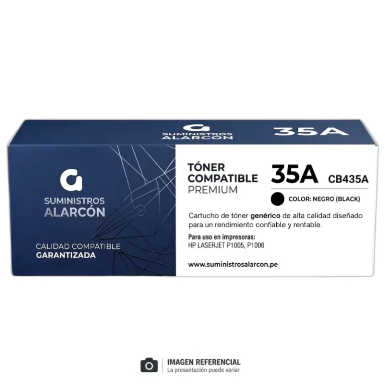 Toner HP 35A compatible CB435A negro