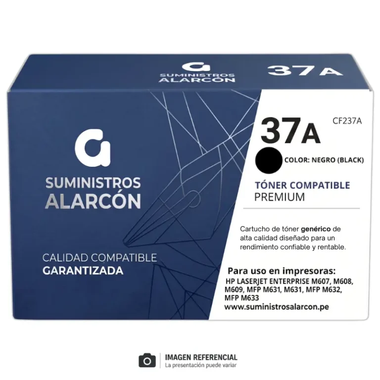 Toner HP 37A compatible CF237A negro
