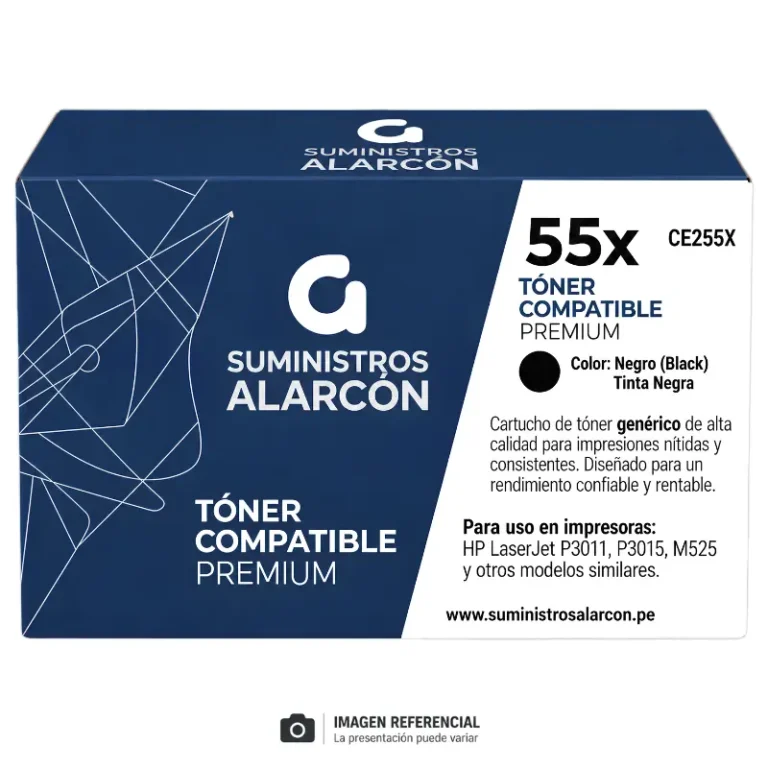 Toner HP 55X compatible CE255X negro