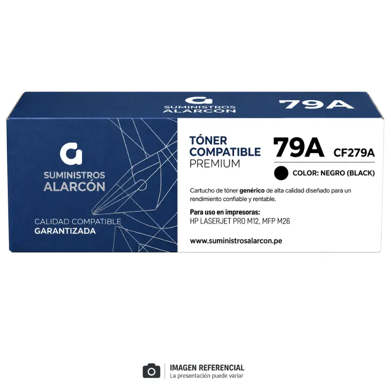 Toner HP 79A Compatible CF279A Toner HP 79A compatible CF279A negro