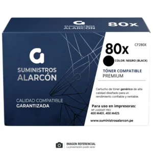 Toner HP 80X compatible CF280X negro