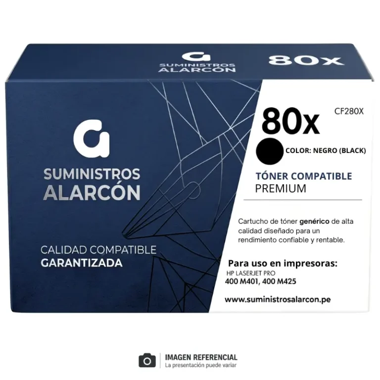 Toner HP 80X compatible CF280X negro